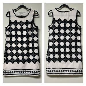 MAX STUDIO SPECIALTY PRODUCTS (MSSP) Cotton Embroidered Shift Dress, Sz M